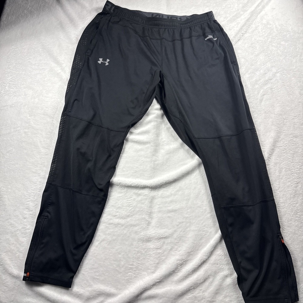 Under Armour Gore-Tex Windstopper XL Joggers Pants Men 34x30 Black Unstoppable